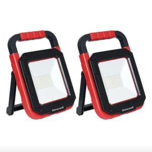 Honeywell 3000-Lumen Rechargeable Portable LED Work Light 2-Pack for $38 for members