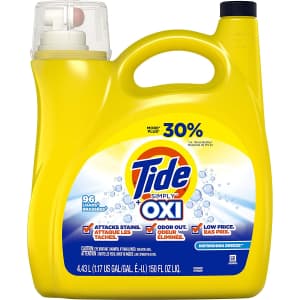 Tide Simply + Oxi 150-oz. Liquid Laundry Detergent for $13