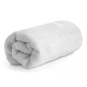 SereneLife Light White Bath Towel - Ultra Soft Extra Absorbent Machine Washable Hotel Spa Quality for $14