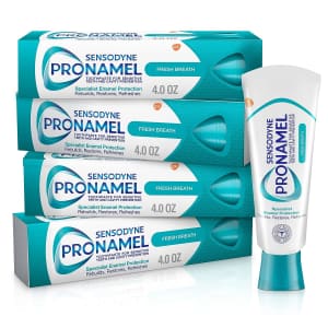 Sensodyne Pronamel Fresh Breath Enamel Toothpaste 4-Pack for $15 w/ Sub & Save