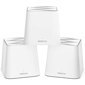 MeshForce M1 Whole Home Mesh WiFi System 3-Pack for $45 MeshForce M1 Whole Home Mesh WiFi System 3-Pack for $45