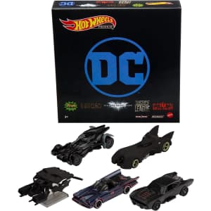 Hot Wheels DC Batman Fan-Favorite Batmobile Bundle for $25