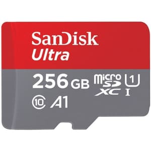 SanDisk Ultra 256GB UHS-I Class 10 Micro SD Card for $27