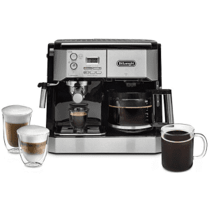 DeLonghi All-In-One Pump Espresso & 10-Cup Drip Coffee Machine for $150 for members