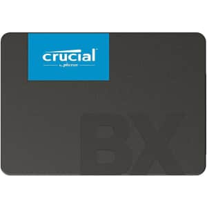 Crucial 240GB BX500 Serial ATA 6Gb/s 3D NAND 2.5" Internal SSD for $24
