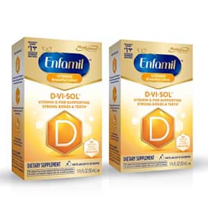 Enfamil D-Vi-Sol Vitamin D Supplement Drops 50 mL (Packs of 2) for $26