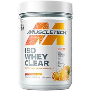 Whey Protein Powder | MuscleTech Clear Whey Protein Isolate | Whey Isolate Protein Powder for Women for $44