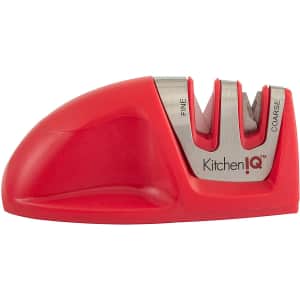 KitchenIQ Edge Grip 2-Stage Knife Sharpener for $6 KitchenIQ Edge Grip 2-Stage Knife Sharpener for $6