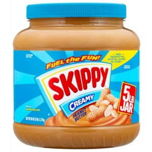Skippy Creamy Peanut Butter 5-lb. Tub for $8.14 via Sub & Save