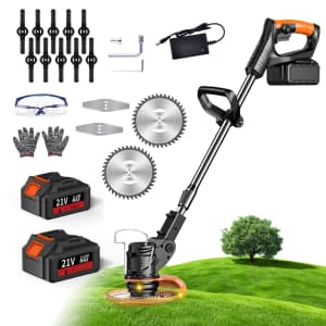21V Electric Weed Wacker for $49