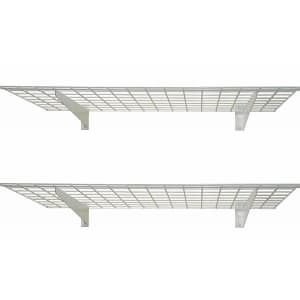 HyLoft 45" x 15" Steel Wall Shelf 2-Pack for $57 HyLoft 45" x 15" Steel Wall Shelf 2-Pack for $57