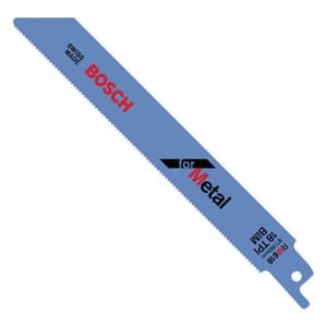 Bosch 6" 18T Metal Cutting Reciprocating Saw Blade 5-Pack for $10