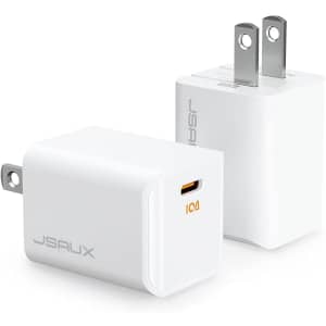 Jsaux 20W USB-C Foldable Mini Power Adapter w/ Cable for $10 Jsaux 20W USB-C Foldable Mini Power Adapter w/ Cable for $10