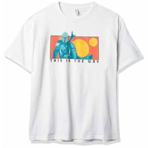 Star Wars Men's T-Shirt, WHITE, xx-large for $19