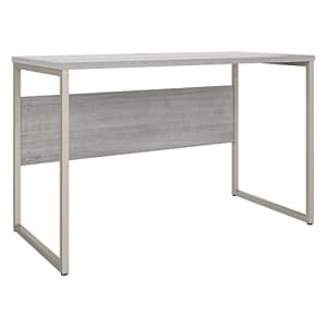 Bush Furniture Bush Business Furniture Table with Open Metal Leg Design and Privacy Panel | Hybrid Large Computer for $201