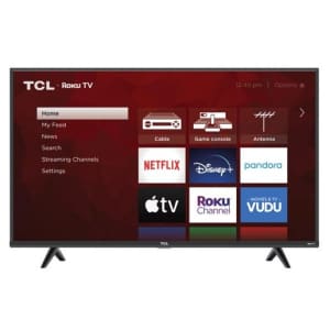 TCL 4-Series 43S431 43" 4K HDR Roku UHD Smart TV for $218