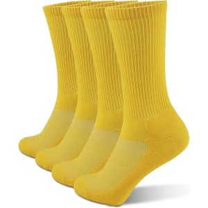 Lin Bamboo Crew Sock 4- or 6-Pack for $10