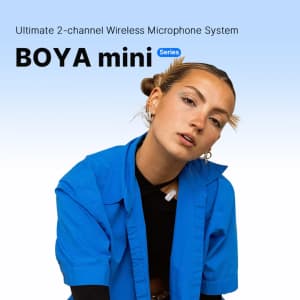 Boya Mini AI-Powered Wireless Microphone at BOYA: 12% off, from $22