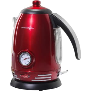 Nostalgia Retro 1.7L Stainless Steel Electric Kettle for $30