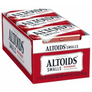 Altoids Smalls Sugarfree Breath Mints Tin 9-Pack for $6 via Sub & Save