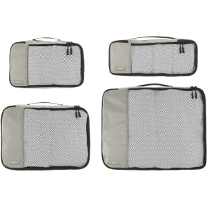 Amazon Basics Packing Cubes 4-Piece Set for $17