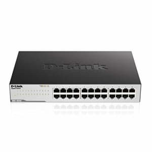 D-Link Ethernet Switch, 24 Port Gigabit Unmanaged Network Internet Hub Desktop Rackmount, Plug N for $215