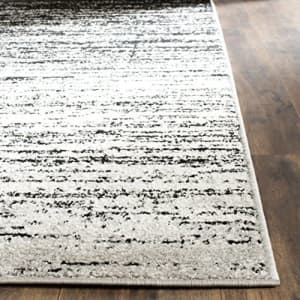 SAFAVIEH Adirondack Collection Accent Rug - 2'6" x 4', Silver & Black, Modern Ombre Design, for $29