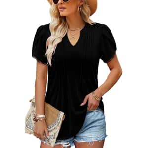 Women's Pleated Tunic for $12 w/ Prime