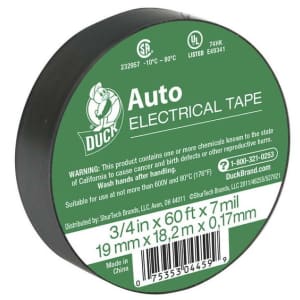 Duck Brand 0.75" x 60 Feet x 7mm Electrical Tape for $1