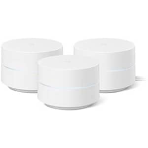 Google Wifi AC1200 Dual-Band Mesh Wi-Fi Router 3-Pack (2020) for $150 Google Wifi AC1200 Dual-Band Mesh Wi-Fi Router 3-Pack (2020) for $150