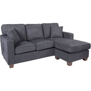 OSP Home Furnishings Russell Reversible Sectional Sofa w/ 2 Pillows for $499 OSP Home Furnishings Russell Reversible Sectional Sofa w/ 2 Pillows for $499