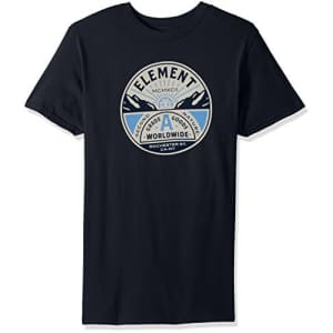 Element Men's Grade A Regular Fit Short Sleeve T-Shirt, Eclipse Navy, X-Large for $20