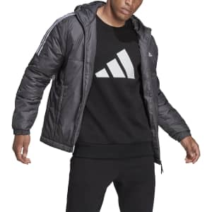adidas Men's Core Insulated Hooded Jacket for $35
