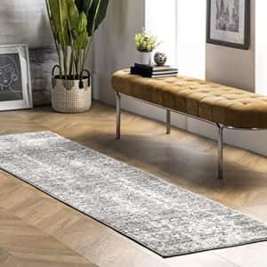 nuLOOM Deedra Modern Abstract Area Rug- Distressed, Non-shedding, Easy Care, Bedroom, Living Room, for $45