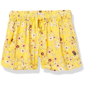 Roxy girls In the End Casual Shorts, Banana Cream Flower Bucket, 5 US for $25