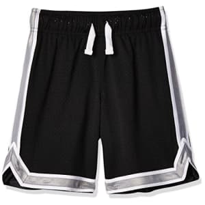 OshKosh B'Gosh Osh Kosh Boys' Little Mesh Shorts, Very Black/Wolf Grey, 4-5 for $12
