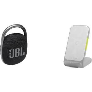 JBL Clip 4 Bluetooth Speaker + 33W InfinityLab InstantStation Wireless Charger for $45