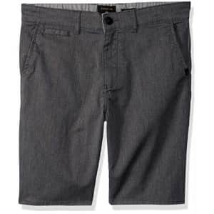 Quiksilver Boys' Big New Everyday Union Stretch Youth Walk Short, Dark Grey Heather, 23/10S for $37