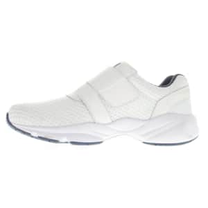 Propet Propt Men's Stability X Strap Lightweight Knit Mesh Athletic Shoe White/Navy 8 Medium US for $55