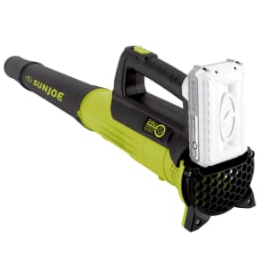 Sun Joe 24V Cordless Compact Turbine Jet Blower with Battery and Charger for $62