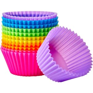 Amazon Basics Silicone Baking Cup 12-Pack: $3 w/ Prime