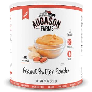 Augason Peanut Butter Powder 2-lb. Can for $17