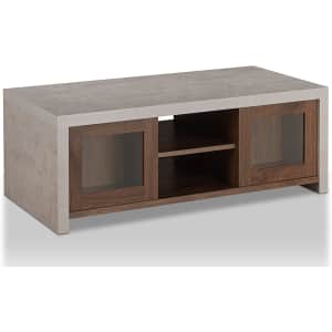 ioHomes Heber Industrial Storage Coffee Table w/ Sliding Door Cabinets for $209 ioHomes Heber Industrial Storage Coffee Table w/ Sliding Door Cabinets for $209