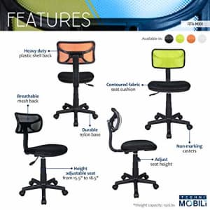 Techni Mobili Student Mesh Task Office Chair. Color: White for $60