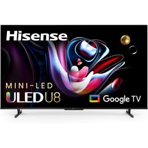 Hisense Class U8 Series 100" 4K QLED UHD Google Smart TV for $2,800