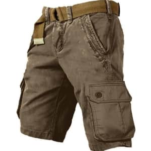 Men's Cargo Shorts for $13