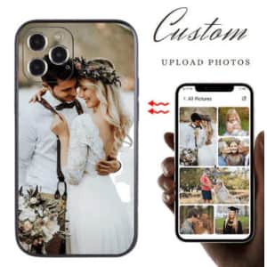 Personalized Tempered Glass Case for iPhone for $4