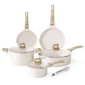 Caannasweis Nonstick Granite Stone Cookware Set for $50