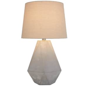 Rivet 20" Mid Century Modern Diamond Cut Concrete Table Lamp for $39 w/ Prime Rivet 20" Mid Century Modern Diamond Cut Concrete Table Lamp for $39 w/ Prime