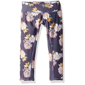 O'NEILL Girls' Big Freefall Capri Activewear Leggings, Multi, 7 for $28